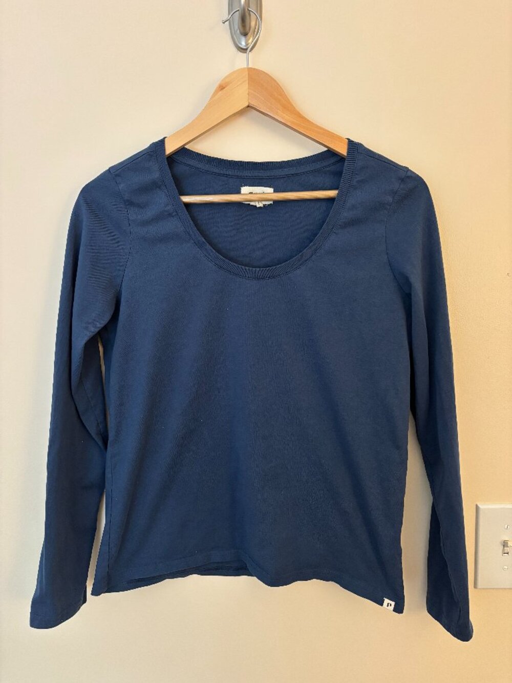 Pact Blue Long Sleeve Tee SIZE M